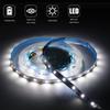 5V USB LED Strip Light 2835 White/Warm White Flexible Adhesive Lighting Tape Cuttable with Switch for Cabinet Mirror TV Bedroom