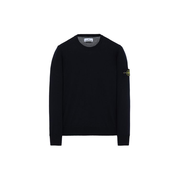 

Stone Island Lightweight Wool Crew Neck Sweater Men sweater Blue 7315526C4-V0020 M