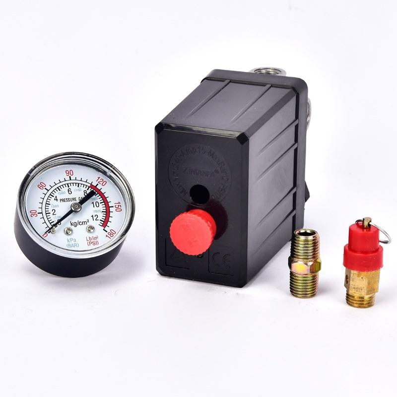 Air Compressor Valve Air Compressor Pressure Switch Small Air Compressor Pressure Switch Control Valve Regulator With Gauges