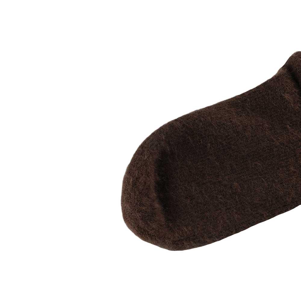 Fashion Design Student Breathable Mink fur Fleece Socks Mid-Tube Hosiery Women Socks Floor Socks