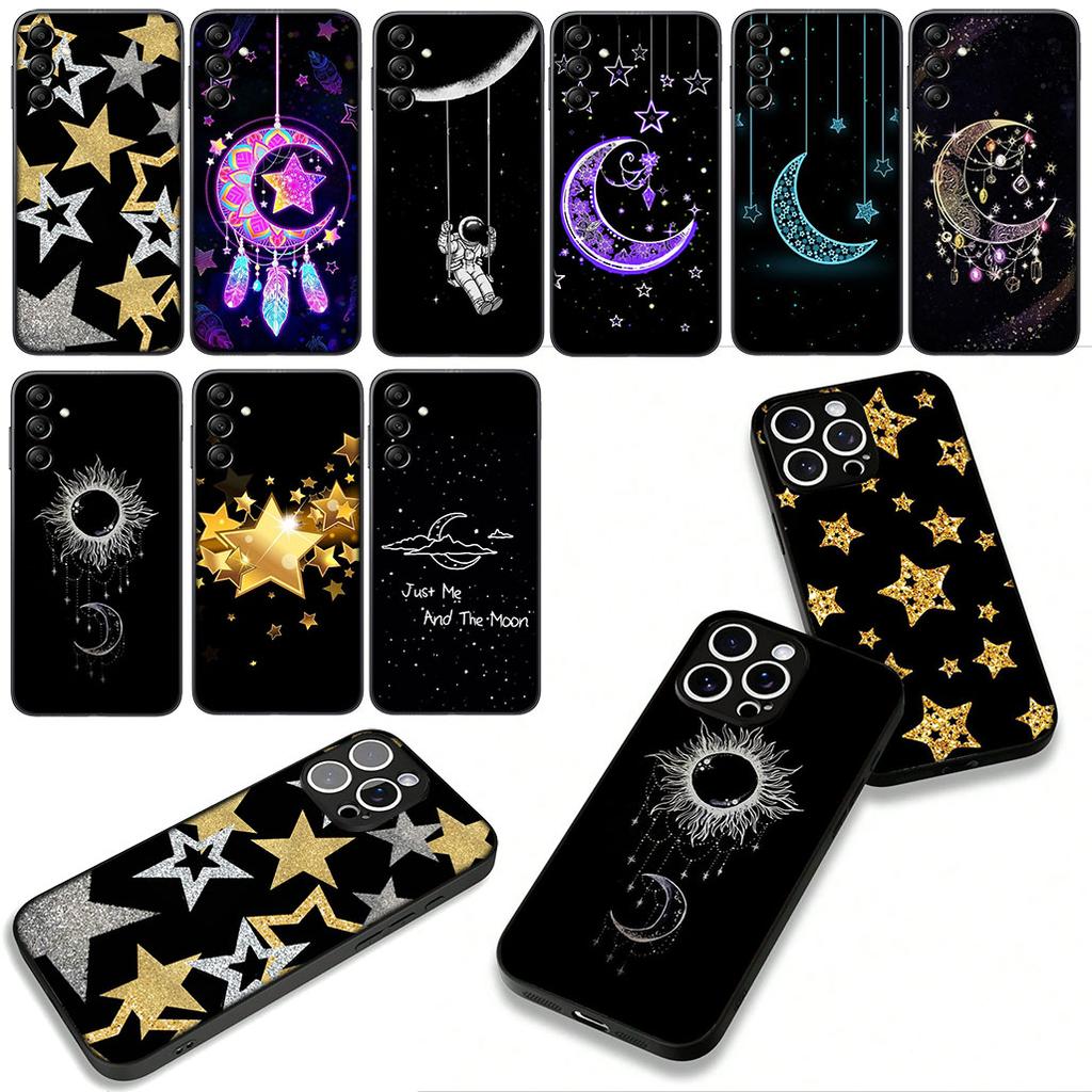 Moon Sun Stars Sky Dreamcatcher for Motorola Moto G54 G05 G24 G55 G75 G85 G15 G57 G86 Power Edge 50 30 Ultra Fusion Neo Pro Case