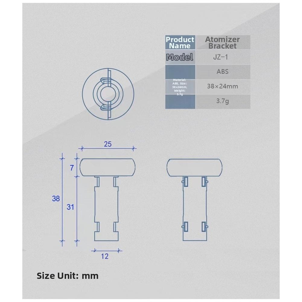 2pcs Compact Humidifier Modules with Touch Control and 5V USB Compatibility for Integration Into Portable Systems
