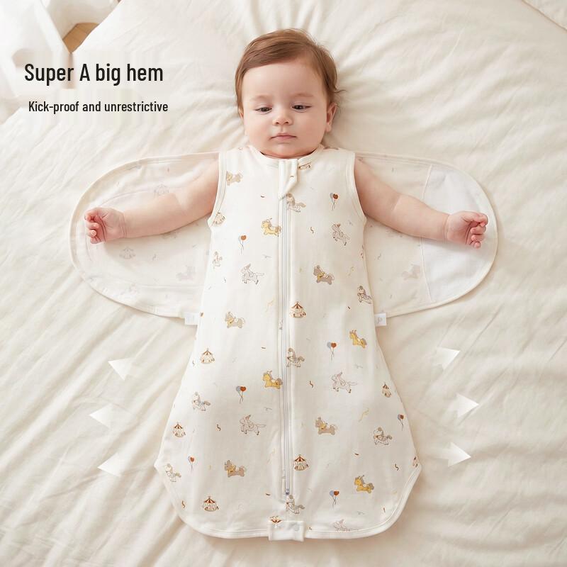Baby Anti-Schreck Reines Baumwoll-Pucktuch Schlafsack