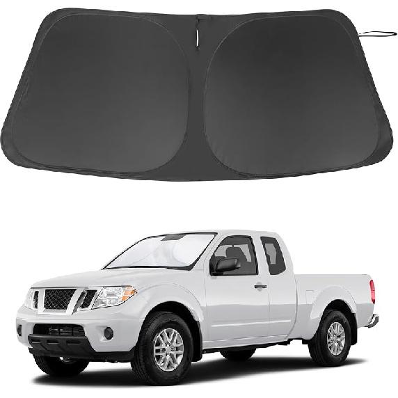 TINGLU Sun Shade For Tesla Model X Tesla X 2016-2024 2025 Accessories Windshield Sun Shade Window Shade UV Rays Protection Sun Visor Cover With