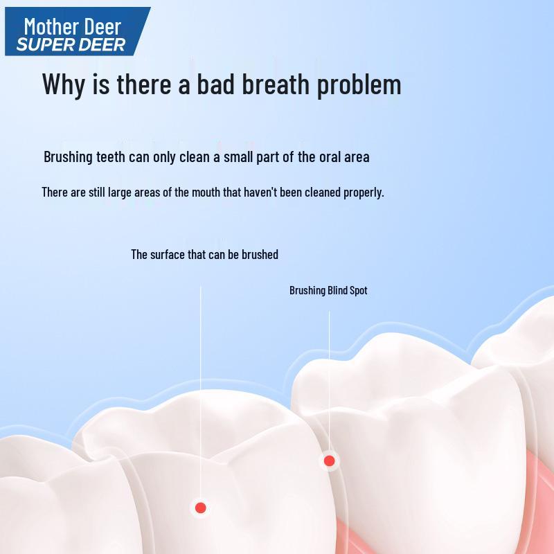 Fawn Mommy Fresh Breath Portable Mouthwash Strips for Antibacterial Gum Care