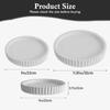 Circular Coffee Table Decor Tray Jewelry Trinket Dish Silicone Non-Slip Design Candle Coaster Kitchen Sink Soaps Tray