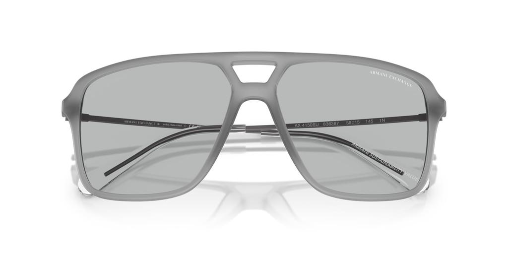 Sunglasses 0AX4150SU OPAL GRAY 59 [Armani Exchange]