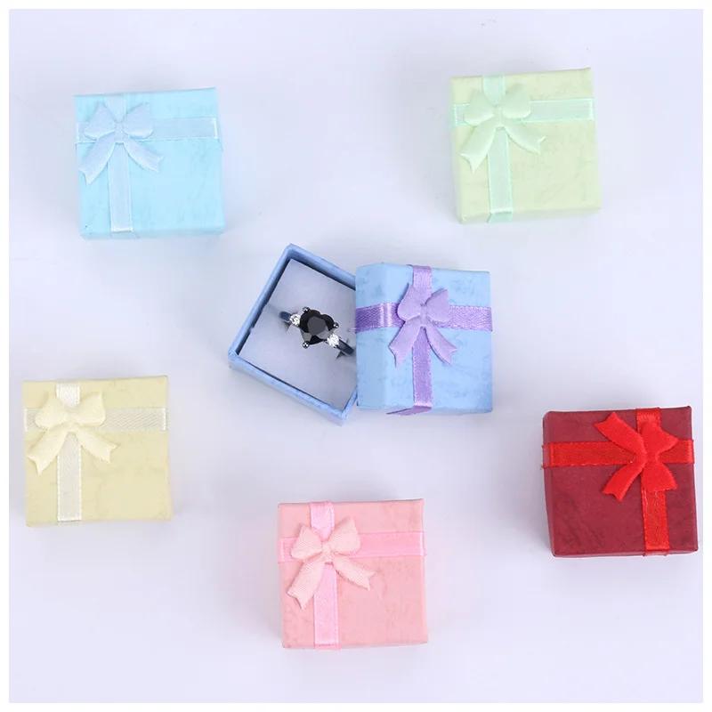 6/12pcs Small Gift Box for Jewelry, Compact 4x4x3cm Display Case for Earrings Rings, Multi-Color Presentation & Storage Box