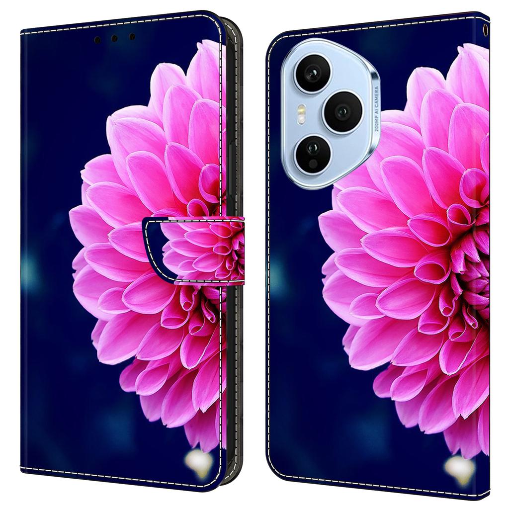 Für Honor 400 Pro 5G (Global) Hülle 3D-Muster PU-Leder Brieftasche Handyhülle mit Ständer