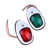 Yacht 12V LED Waterproof Sounding Light Red and Green Marine Lamp for Night  Safety Boat
