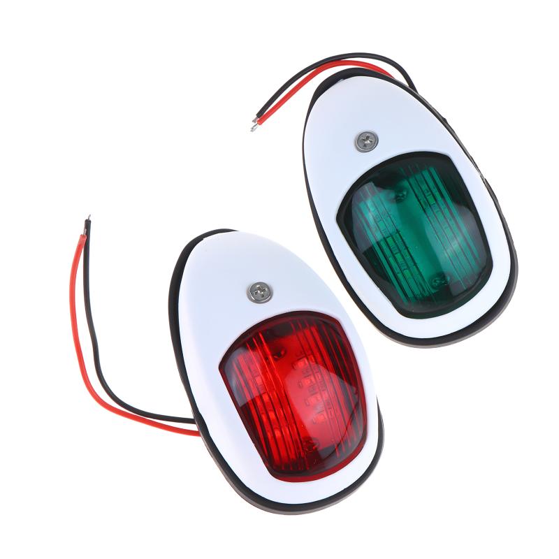 Yacht 12V LED Waterproof Sounding Light Red and Green Marine Lamp for Night Safety Boat