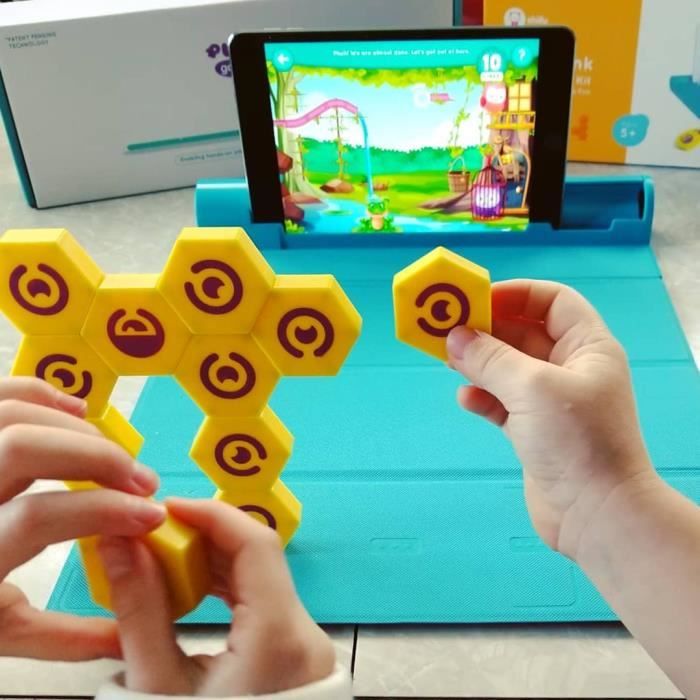 Plugo Link de PlayShifu-Kit de Casse-Tête STEM|Blocs de Construction Magnétiques|Cadeau Éducatif pour Garçons et Filles de 4 à 10ans