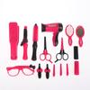 17Pcs Girls Beauty Salon Set Make Up Kit For Kid Pretend Play Toy Cosplay For Party Game Maquillage Juguetes Girls Birthday Gift