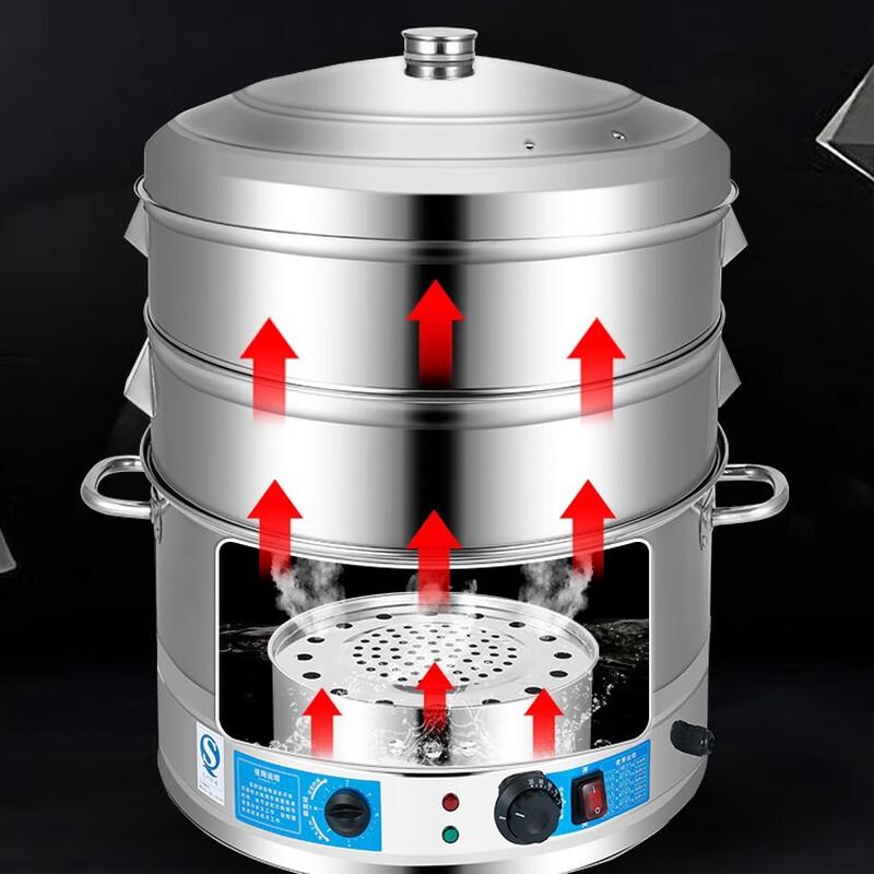 Zhi Shi 3-Layer Electric Steamer with Timer