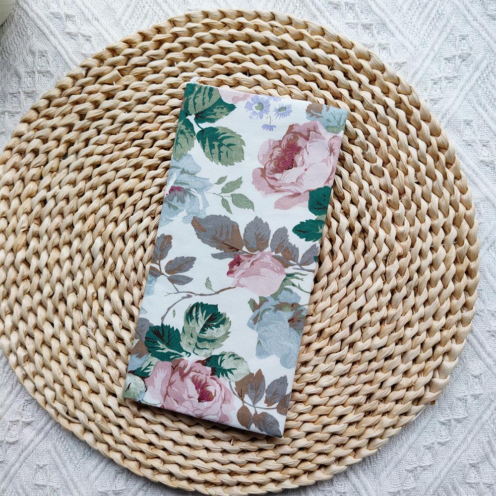 Fromthenon Cute Animal Flower Series Cloth Material Weeks Cover Weekly Diary Planner Notebooks Sleeve Office Stationery Supplies