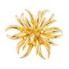 Metal Sparkler Brooch for Women, Abstract Daisy Pin, 2 In 1 Convertible Ring Corsage for Coat Suit Jacket, Trendy Gift