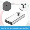 2/1 Stück Magnetischer Nahtführungslineal Nähmaschinen-Nahtlehre Magnetischer Führungswinkel MG1 für die meisten Nähmaschinenfußzubehörteile