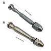 Aluminum Rotary Pin Vise Screwdriver Hand Drill Chucks Watch Repair Tool Watchmaker Jewelry Punching Hand Tool