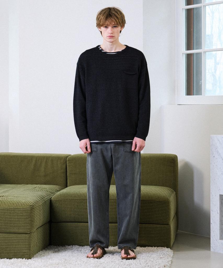 HELEMENT Break Denim Pants (D/Grey)
