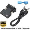 HDMI-compatible To VGA Converter Adapter 1080P HDMI Adapter For Xbox PS4 PC Laptop To HDTV Projector Video Audio HD-MI To VGA