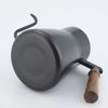 Hot Sale 304 Stainless Steel Brushed Jug Wood Handle Gooseneck Spout Coffee Kettle Drip Coffee Pour-over Pot For Home Use
