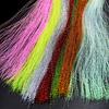 MNFT  11 Packs Crystal Flies decorating Tinsel Fly Tying/Jig Hook Lure Making Materials Holographic Flashabou DIY Bait Wing Tail