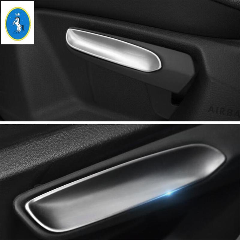 ABS Seat Adjustment Knob Button Handle Sequ Decoration Cover Trim Accessories Interior For Volkswagen T-Roc T Roc 2018 - 2025