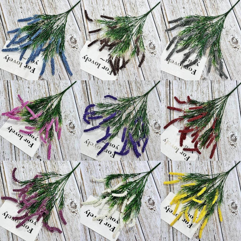 Bouquet Lavender Simulated Artificial Plastic Artificial Flower For Indoor Decor