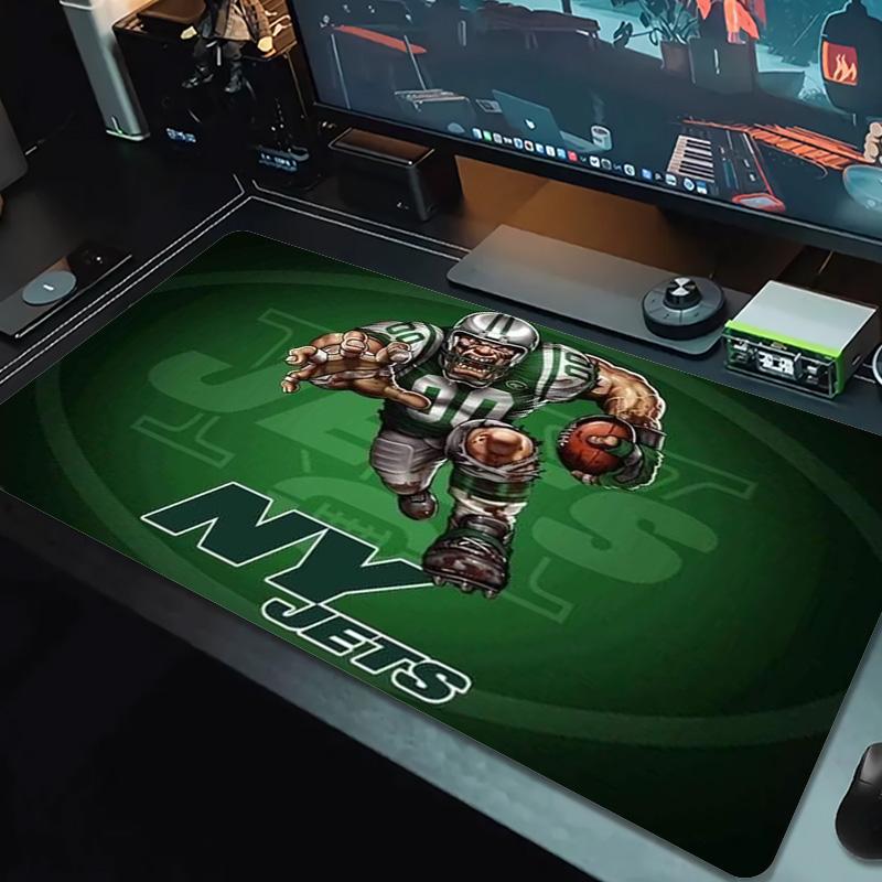 New york jets Color Mouse Pad Large Gaming Table Cushion Non-slip Laptop Tablet Big Mousepad XXL Mat Mini PC Playmat With Lock edge