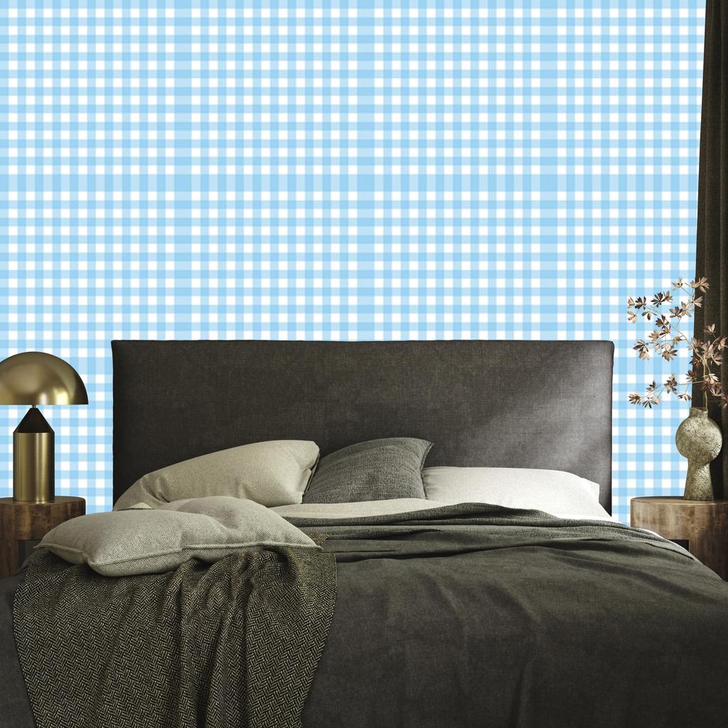 Wallpaper Fabric Pattern Azure, Azure Background for Living Room and Bedroom 50x1000