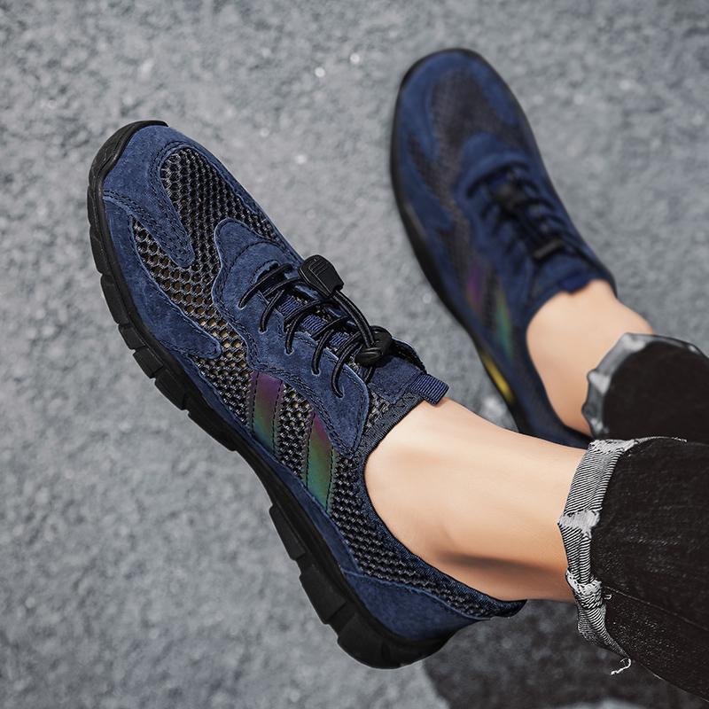 Summer Men's Sneakers Breathable Casual Shoes Men Comfortable Loafers Mesh Shoes Outdoor Walking Sneakers