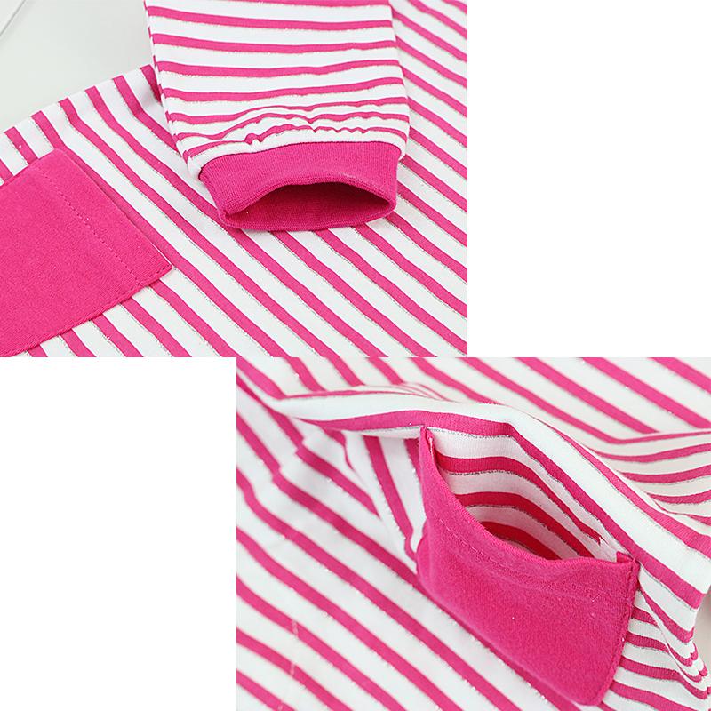 Baby 12-36 Months Rompers 100% Cotton Girls Christmas Clothes Autumn Long Sleeve Clothing Kids Costume with Pocket