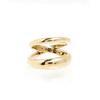 LECLAT DOUBLE LAYERS RING SILVER/VERMEIL Ring
