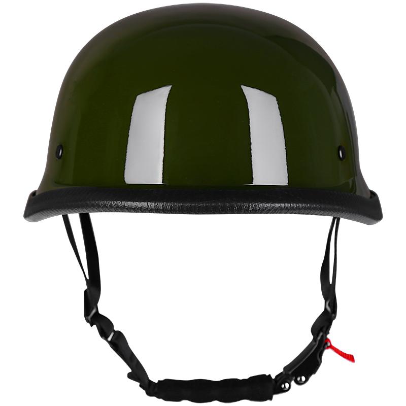 

Немецкий мотоциклетный полушлем в ретро-стиле 108 матовый черный маска для лица ветровое стекло все сезоны универсальный мотоциклетный полушлем XXL