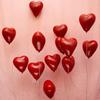 Wedding Decorations 10 Inch Red Heart Latex Double Stuffed Balloons for Party Halloween & Christmas