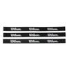 Wilson Tennis Badminton Griffband Pro Overgrip V2.0 3 Stück Schwarz WR8449802001 Wilson
