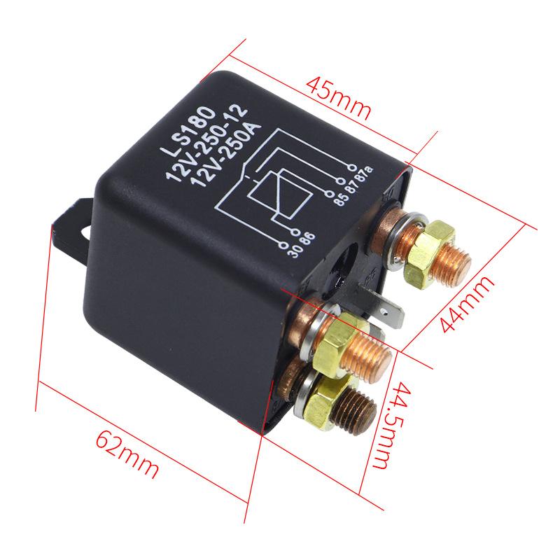 200A 250A High Power  Relay 5P Starting Relay 12V 24V Power Automotive Heavy Current Start relay Car relay Modular Relays