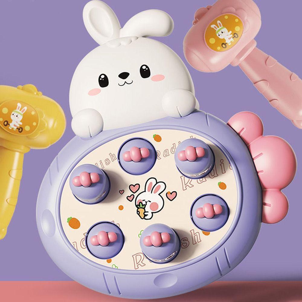 

Baby Whack-a-mole Toy Animal Theme Knocking Game Early Education Toy Montessori Hammering Game set C