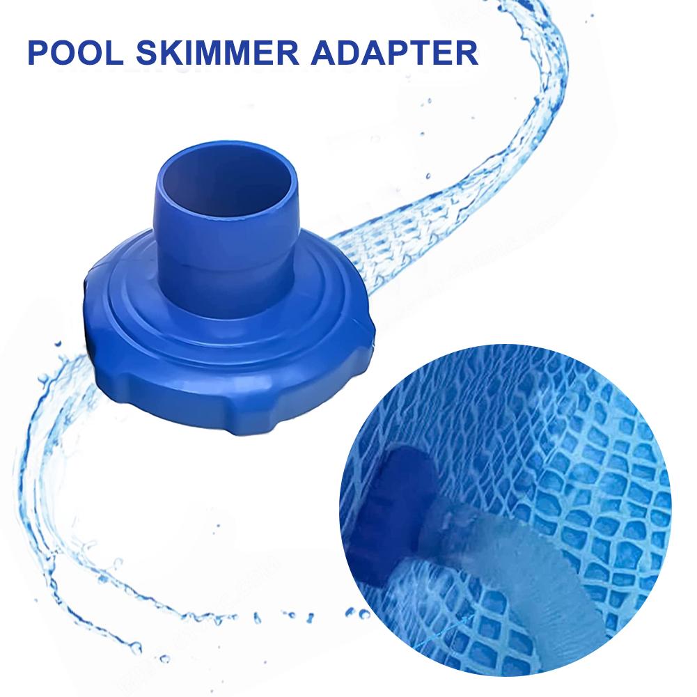 Wall Mount Hose Adaptor with Hose Swimming Pool Connector Skimmer Hose Adapter for Intex Deluxe Maintenance Kit