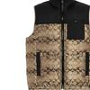 Coach FW22 Logo Full Print Color Block Zipper Sleeveless Vest Men vests Gold CF881-T5O