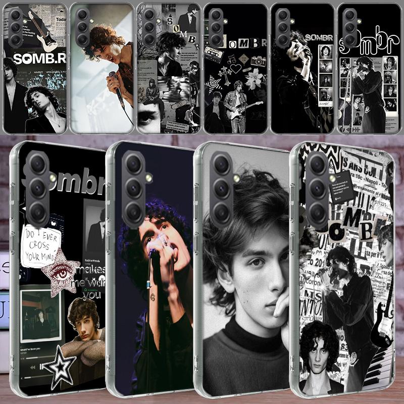 Singer S-Sombr Phone Case for Samsung A16 A26 A36 A56 A17 A37 A57 A07 A06 A02S A03 A04S A05S Galaxy Note 20 10 A50S A71 A51 A31