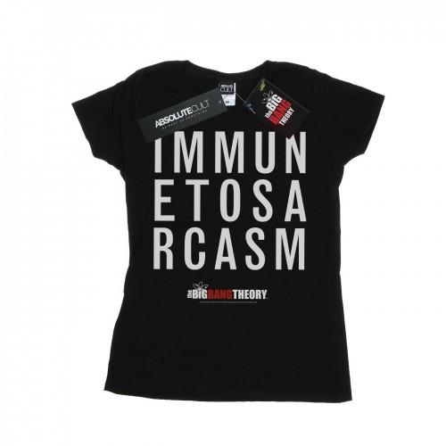 

The Big Bang Theory Womens/Ladies Immune To Sarcasm Cotton T-Shirt XXL білий