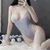 Nightwear Women Bodysuit Mesh Body Stocking Romper Bodysuit Top Leotard