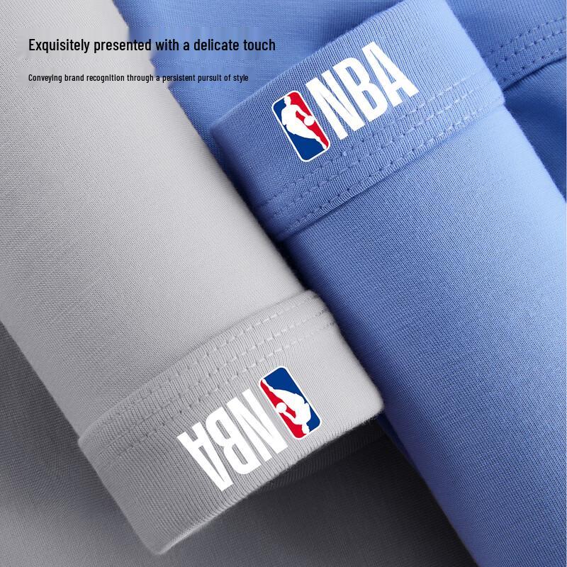 NBA Men's Breathable Anti-Chafe Boxer Briefs (2-Pack)