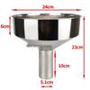 Large Stainless Steel Non-Magnetic Fueling Funnel for Industrial Tanks