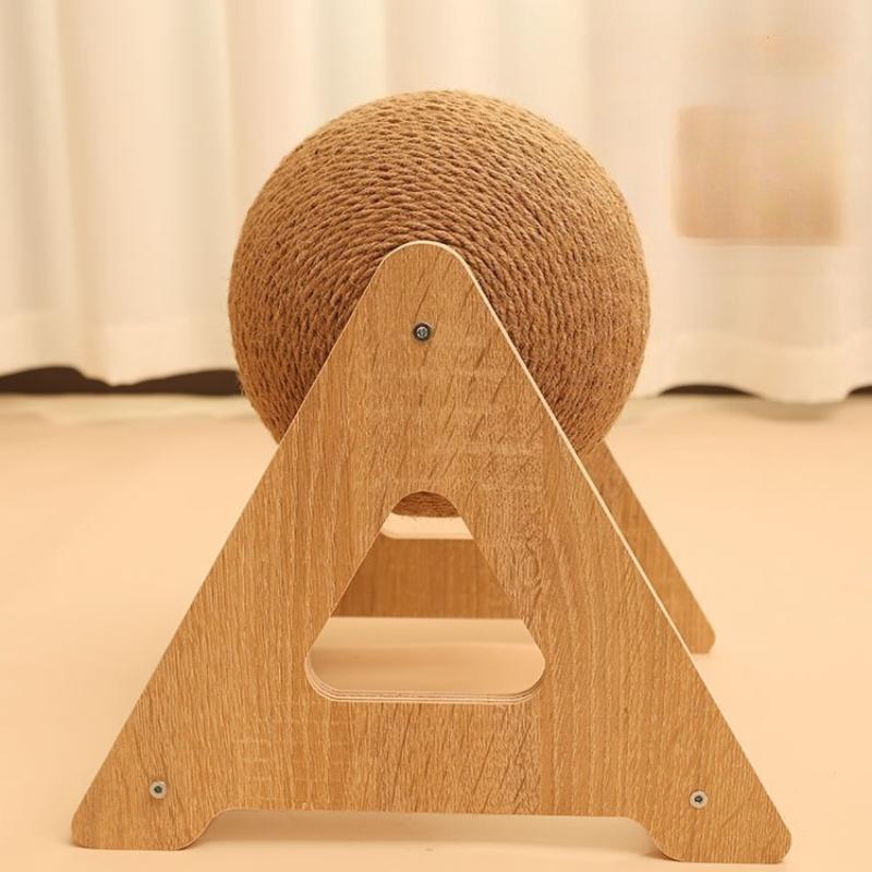 Cat Scratching Board Toy with Ball Sisal Rope Perches for Climbing Sharpening Cat Tree Accessories Self Play pet products