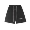 Základy 3D Silikonový Potisk Bavlněné Tričko Šortky Set Unisex Volný Streetwear Outfit