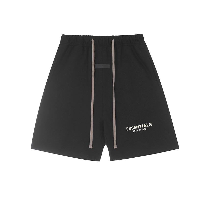 Základy 3D Silikonový Potisk Bavlněné Tričko Šortky Set Unisex Volný Streetwear Outfit