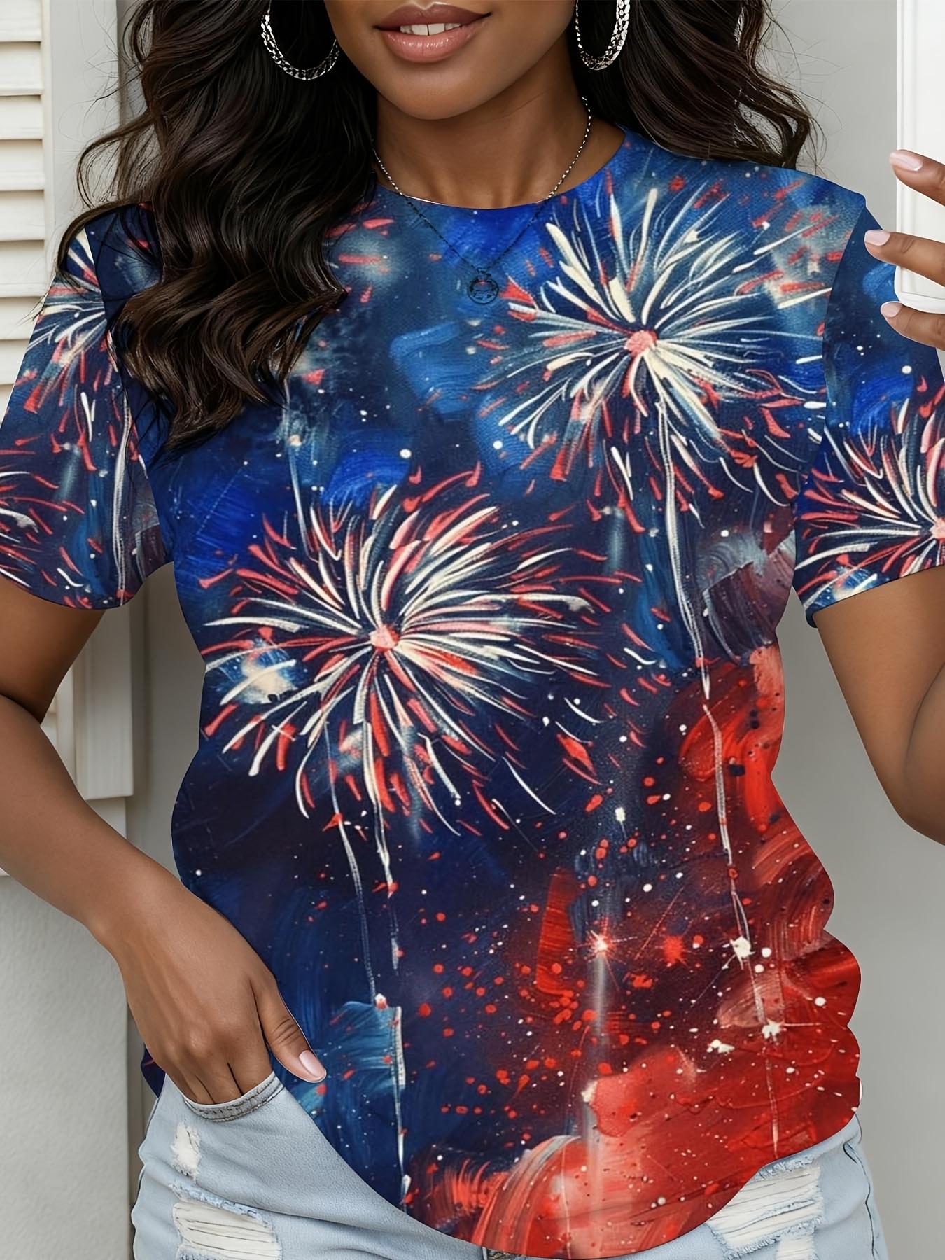 

Women s Clothing. Sizes Range from 0XL to 9XL. Featuring a Red. White. and Blue Firework Design on a Dark Background S дубильна кора