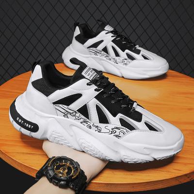 Baskets tendance décontractées Chaussures pour hommes chaussures de tennis Chaussures d'entraînement Race Chaussures respirantes mocassins tendance Chaussures de course pour hommes